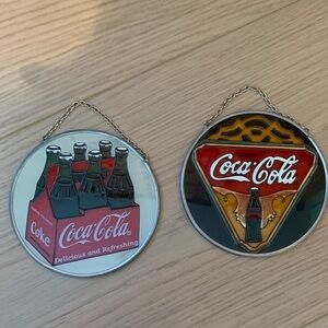 Coca-Cola Vintage Style Glass Ornaments